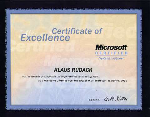 Microsoft Certified Systems Enginieer